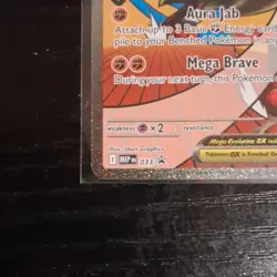 Mega Lucario EX 033 Premium Poster Collection Box Promo Card - Image 5