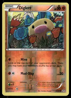 Pokemon Cards Diglett 38/83 Reverse Holo Generations Common NM - Image 1