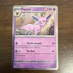 Pokemon Prismatic Evolutions Costco Mini Tin Cosmos Promo Cards Set of 8 - NM - Image 4