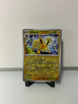 Jolteon Rare SV: Scarlet & Violet 151 135/165 NM Pokemon Card Reverse Holo - Image 1