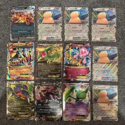 Pokemon EX *JUMBO* Card Lot - 12 Oversized Cards Big Charizard Primal Groudon EX - Image 1