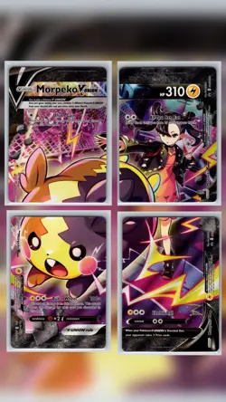 Morpeko V-Union [Set of 4] SWSH287 SWSH: Sword & Shield Promo Cards Holo NM - Image 1