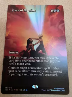 Force of Negation - #13 Foil Borderless - Avatar - Mtg - Image 1