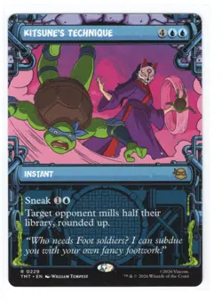 Kitsune's Technique | Showcase Regular | NM | MTG | Rare | 0229 | TMT - Image 1
