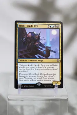 MTG Silent-Blade Oni NM-Mint Commander: Outlaws of Thunder Junction - Image 1