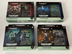 Magic The Gathering Duskmourn House of Horror Commander Deck Set of 4 New Sealed - Image 1