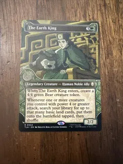 The Earth King - Showcase Non-foil (TLA 0344) MTG Avatar: The Last Airbender - Image 1