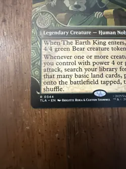 The Earth King - Showcase Non-foil (TLA 0344) MTG Avatar: The Last Airbender - Image 2