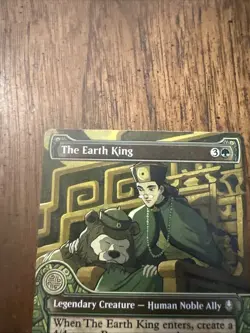 The Earth King - Showcase Non-foil (TLA 0344) MTG Avatar: The Last Airbender - Image 3