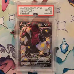 Pokemon Charizard V Shiny Secret Rare Holo S4a Shiny Star V 307/190 2020 PSA 10 - Image 1