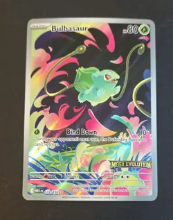 Pokemon Bulbasaur Illustration Rare Stamped Holo Miscellaneous 133/132 2025 - Image 1