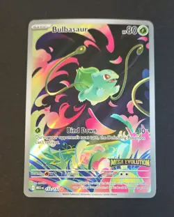 Pokemon Bulbasaur Illustration Rare Stamped Holo Miscellaneous 133/132 2025 - Image 2