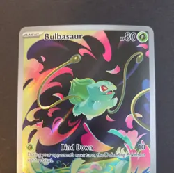Pokemon Bulbasaur Illustration Rare Stamped Holo Miscellaneous 133/132 2025 - Image 3