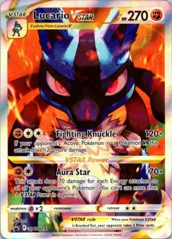 Lucario VSTAR SWSH291 Holofoil Promo Sword & Shield Promo Pokemon NM (SKU 1-5) - Image 1