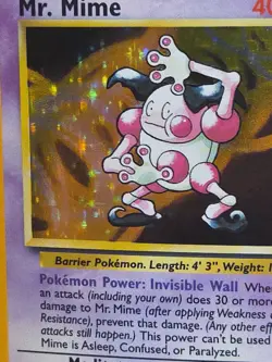 Pokemon: Mr. Mime 1st Edition #6/64 Holo Rare Jungle 1999 Vintage WOTC - LP - Image 3