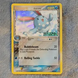Pokemon Azumarill EX Delta Species 19/113 Rare Stage 1 80 HP Reverse Holo - Image 1
