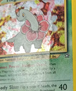 Pokemon TCG Meganium 10/111 Neo Genesis *1st Edition* Holo Rare 2000 Damaged - Image 4