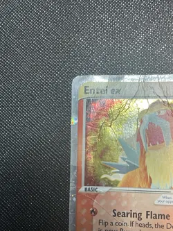 Pokemon TCG Entei EX Holofoil Card Team Magma vs Team Aqua (91/95) DMG - Image 5