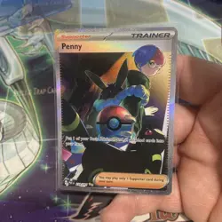 Pokemon TCG Trainer Supporter Penny 239/091 Paldean Fates - Image 2