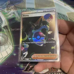 Pokemon TCG Trainer Supporter Penny 239/091 Paldean Fates - Image 4