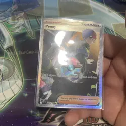 Pokemon TCG Trainer Supporter Penny 239/091 Paldean Fates - Image 5