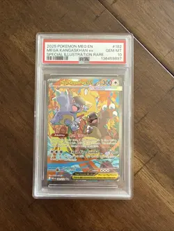 2025 Pokemon English Mega Kangaskhan ex SIR #182 PSA GEM MT 10 - Image 1