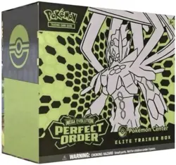 Pokemon TCG: Mega Evolution Perfect Order PKC Center Elite Trainer Box PRESALE - Image 1