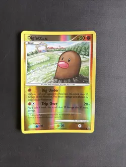 Pokemon TCG Diglett Platinum 72/127 Reverse Holo Common 2009 Nintendo - LP/NM - Image 1