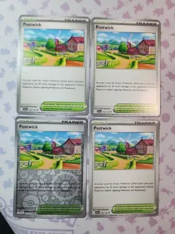 4× Postwick 154/159 2025 Journey Together Single or Playset Pokemon Tcg - Image 1