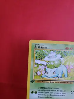 Pokemon Karten Sammlung - Starter Bisasam 44/102 1. Edition Base - VG-Excellent - Image 2