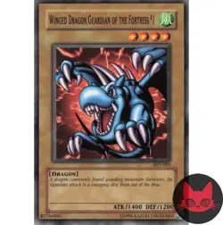 Yugioh Winged Dragon, Guardian of the Fortress #1 SDY-003 Common LP - Image 1