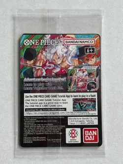 One Piece Monkey.D.Luffy US College Basketball Promo Card NEW / SEALED - Image 3