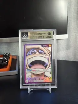 2024 One Piece Monkey D Luffy BGS 10 Alt Art Leader OP09-061 Japanese - Image 1