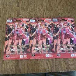One Piece TCG Heroines Edition EB-03 Sleeved Booster Pack - X 3 packs English - Image 1