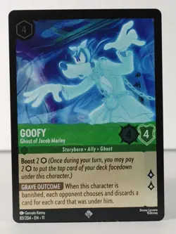 Goofy - Ghost of Jacob Marley - Super Rare/Foil - Winterspell #83 - LORCANA -V - Image 1