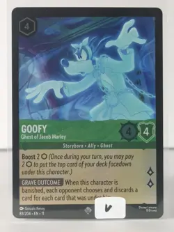 Goofy - Ghost of Jacob Marley - Super Rare/Foil - Winterspell #83 - LORCANA -V - Image 5