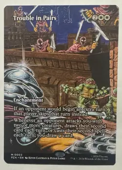 MTG TMNT Teenage Mutant Ninja Turtles BORDERLESS Trouble in Pairs - Image 2