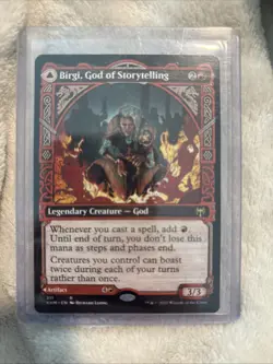 Birgi, God of Storytelling (Showcase) Kaldheim Regular. Harnfel, Horn Of Bounty - Image 1