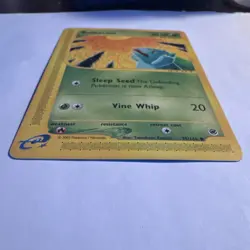 BULBASAUR 95/165 Expedition NON-HOLO E-Series / E-Reader Pokemon TCG Card LP (A) - Image 2