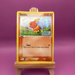 Pokemon TCG Torchic EX Crystal Guardians 65/100 STAMPED Reverse Holo Common 2006 - Image 1