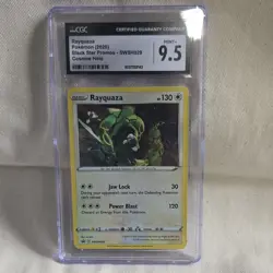 Pokemon Rayquaza SWSH029 Black Star Promo Cosmos Holo 130HP CGC 9.5 - Image 1