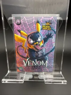 Venom (Pikachu) #E23 - Pink Holo Box Hit Electric Pikachu Cosplay - Pokemon - Image 1