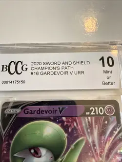 BCCG 10 Gardevoir V 016/073 Champion's Path Ultra Rare Pokemon Card - Image 3
