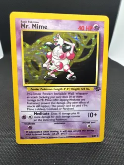 Mr. Mime 06/64 Jungle Holo Pokemon TCG LP - Image 1