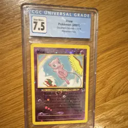 Mew Southern Islands 01/18 Reverse Holo Promo CGC 7.5 2001 Pokemon TCG - Image 1