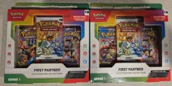 Pokemon TCG: First Partner Illustration Collection: Series 1 **LOT OF 2 INCLUDED - Image 1