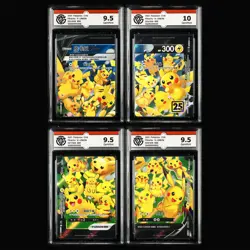 CCG 9.5/10 2021 Pokemon CHN Pikachu V-UNION RRR 4PCS - Image 1