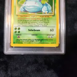 1999 Venusaur Base Set Rare Holo Pokemon #15 PSA 7 NM 15/102 - Image 3