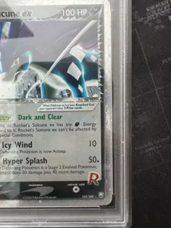 Rocket's Suicune EX Holo 105/109 Team Rocket Returns Pokemon PSA 9 - Image 5