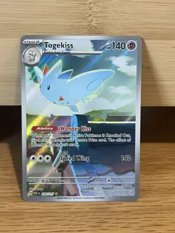 Togekiss 235/217 Pokemon TCG Ascended Heroes Illustration Rare Fresh Pull NM+ - Image 1